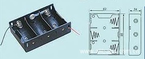 【电池盒 2号3节 3号3节 二号三节 三号三节】价格,厂家,图片,电池配件及材料,达成电子(销售部)-